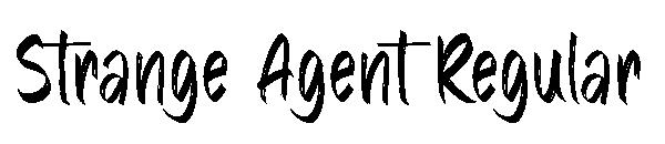 Strange Agent Regular字体