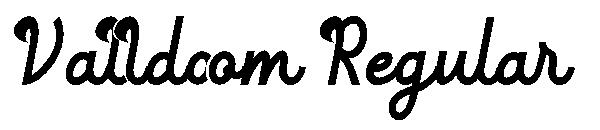 Valldoom Regular字体
