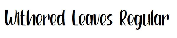 Withered Leaves Regular字体
