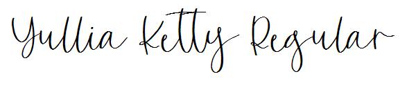 Yullia Ketty Regular字体