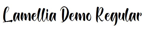 Lamellia Demo Regular字体