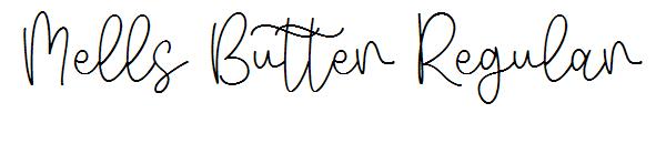 Mells Butter Regular字体
