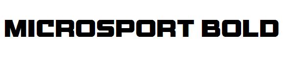 Microsport Bold字体