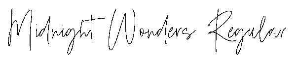 Midnight Wonders Regular字体