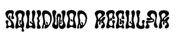 Squidwod Regular字体