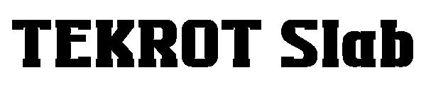 TEKROT Slab字体