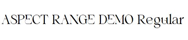 ASPECT RANGE DEMO Regular字体