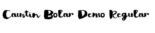 Caustin Bolar Demo Regular字体