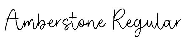 Amberstone Regular字体