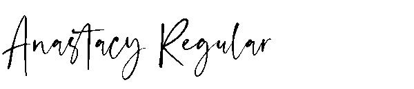Anastacy Regular字体
