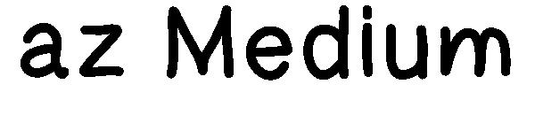 AZ Medium字体