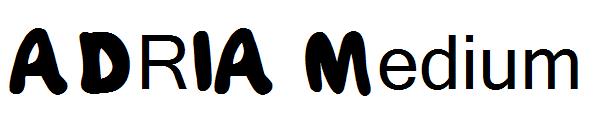 ADRIA Medium字体
