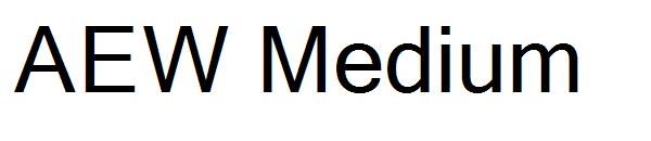 AEW Medium字体
