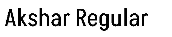 Akshar Regular字体