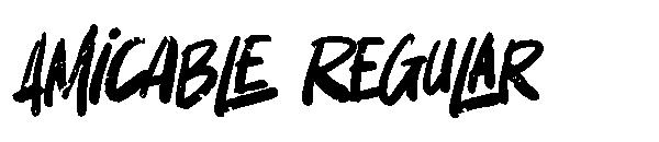 Amicable Regular字体