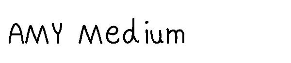 AMY Medium字体