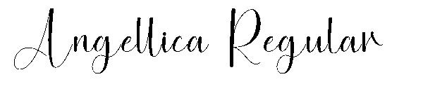 Angellica Regular字体