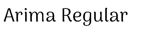 Arima Regular字体