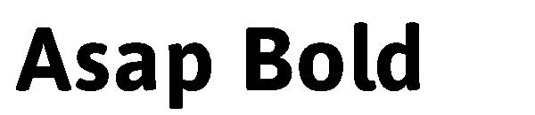 Asap Bold字体