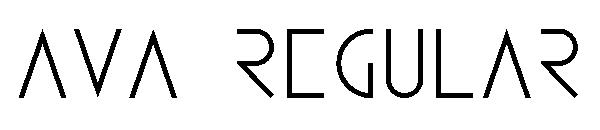 AVA Regular字体