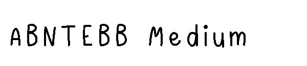 ABNTEBB Medium字体