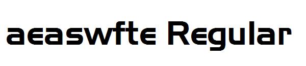 aeaswfte Regular字体