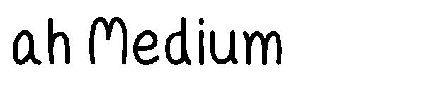 ah Medium字体