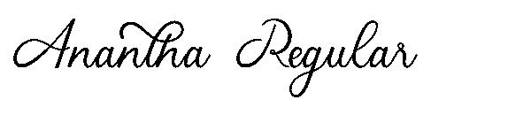 Anantha Regular字体