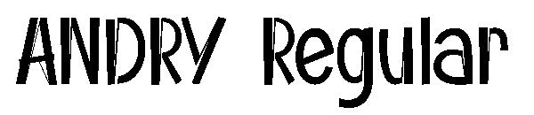 ANDRY Regular字体