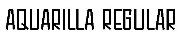 Aquarilla Regular字体