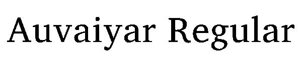 Auvaiyar Regular字体