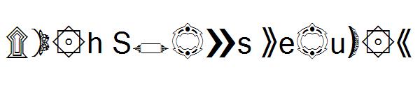 Ayah Signs Regular字体