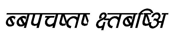 Aakriti Italic字体