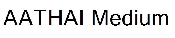 AATHAI Medium字体