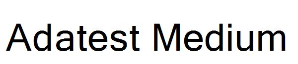 Adatest Medium字体