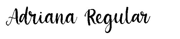 Adriana Regular字体