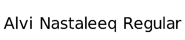 Alvi Nastaleeq Regular字体