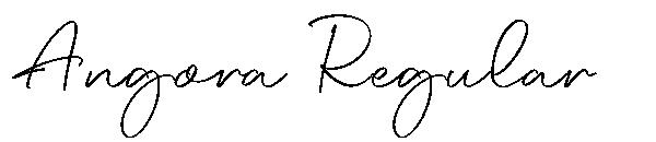 Angora Regular字体