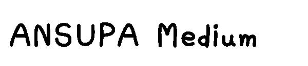 ANSUPA Medium字体