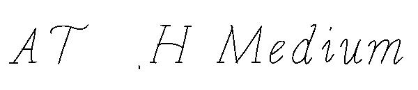 ATH Medium字体