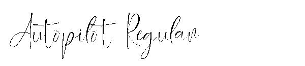 Autopilot Regular字体