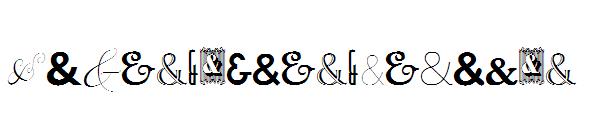 Ampersanders Regular字体