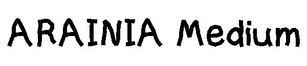 ARAINIA Medium字体