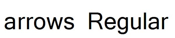 arrows Regular字体