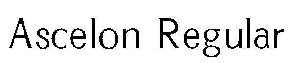 Ascelon Regular字体