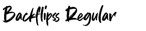 Backflipss Regular字体