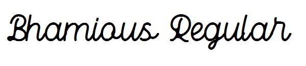 Bhamious Regular字体