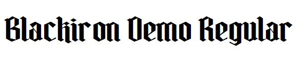 Blackiron Demo Regular字体