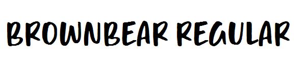 Brownbear Regular字体