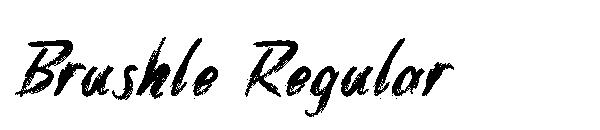 Brushle Regular字体
